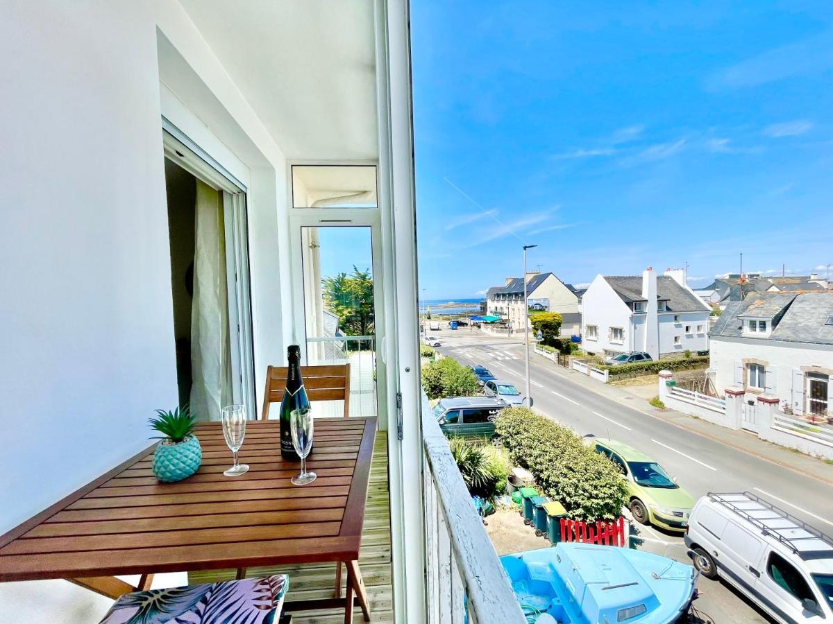 Le Phare Ouest - 80 M De La Mer - Vue Ocean Sur Le Balcon - Entierement Renove - Internet Haut Debit - Nouveau Ploemeur Extérieur photo